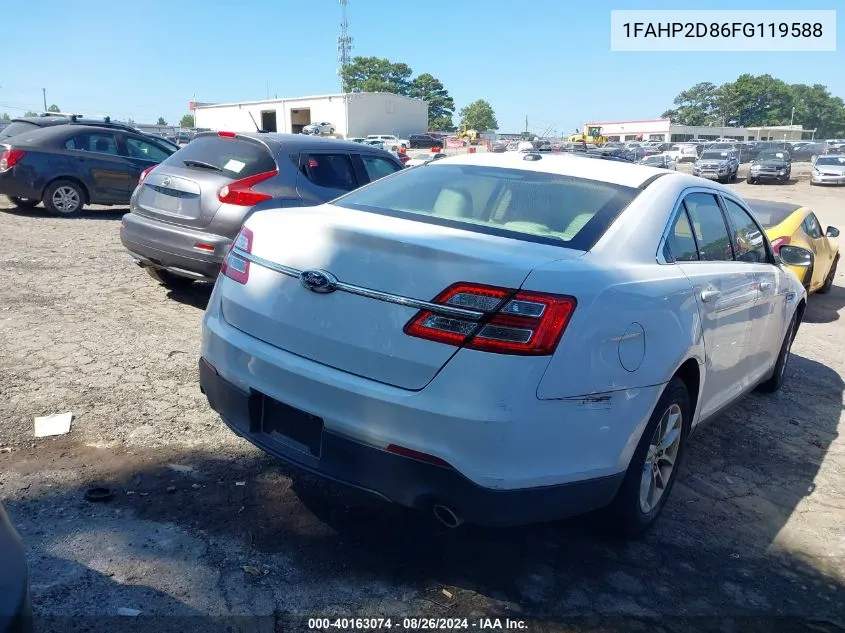 2015 Ford Taurus Se VIN: 1FAHP2D86FG119588 Lot: 40163074