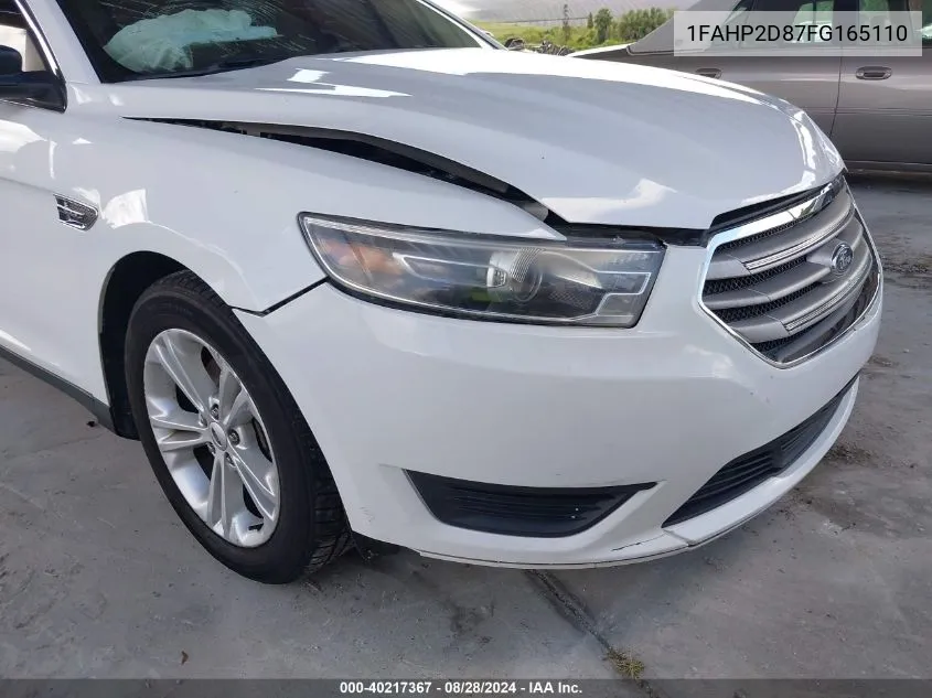 1FAHP2D87FG165110 2015 Ford Taurus Se