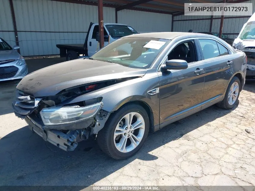 2015 Ford Taurus Sel VIN: 1FAHP2E81FG172973 Lot: 40235183