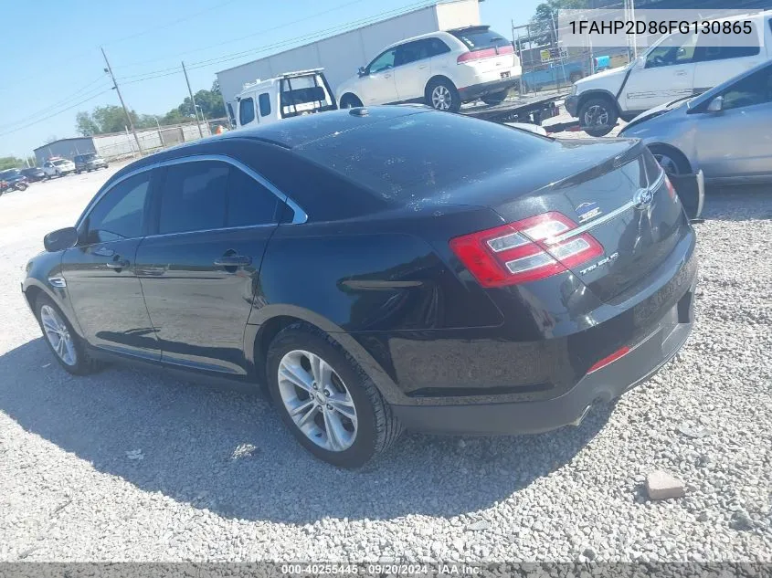 2015 Ford Taurus Se VIN: 1FAHP2D86FG130865 Lot: 40255445