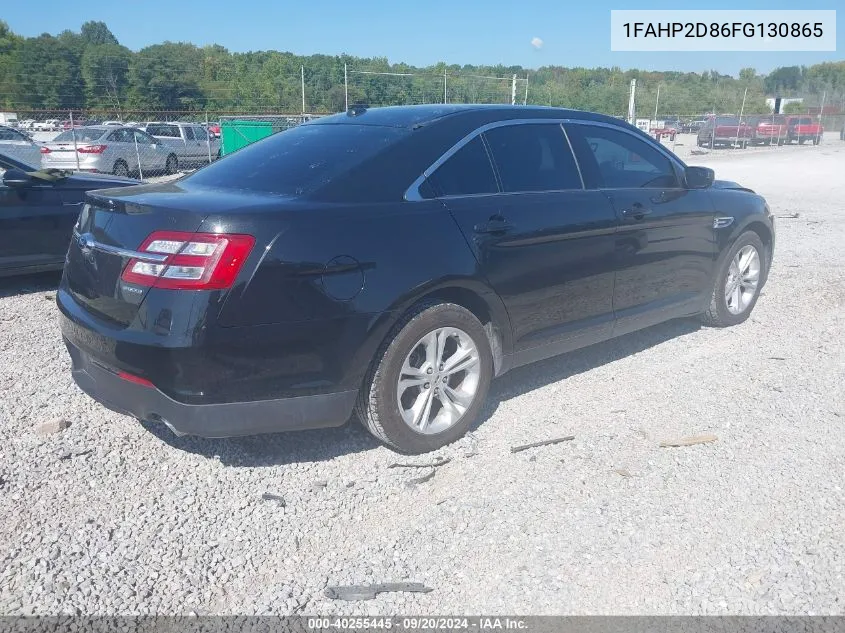 2015 Ford Taurus Se VIN: 1FAHP2D86FG130865 Lot: 40255445