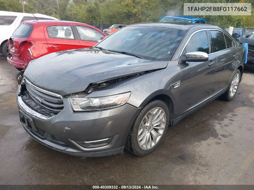 2015 Ford Taurus Limited VIN: 1FAHP2F88FG117662 Lot: 40309332