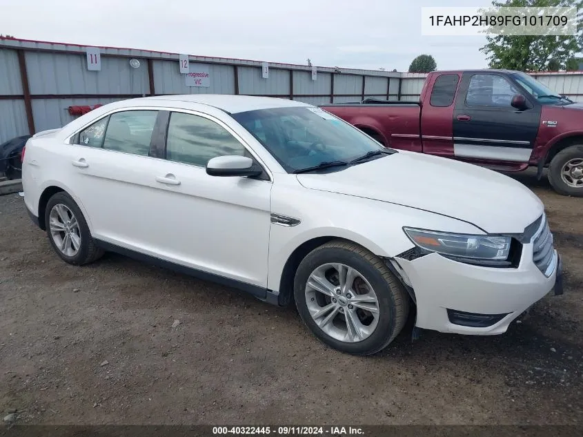 2015 Ford Taurus Sel VIN: 1FAHP2H89FG101709 Lot: 40322445