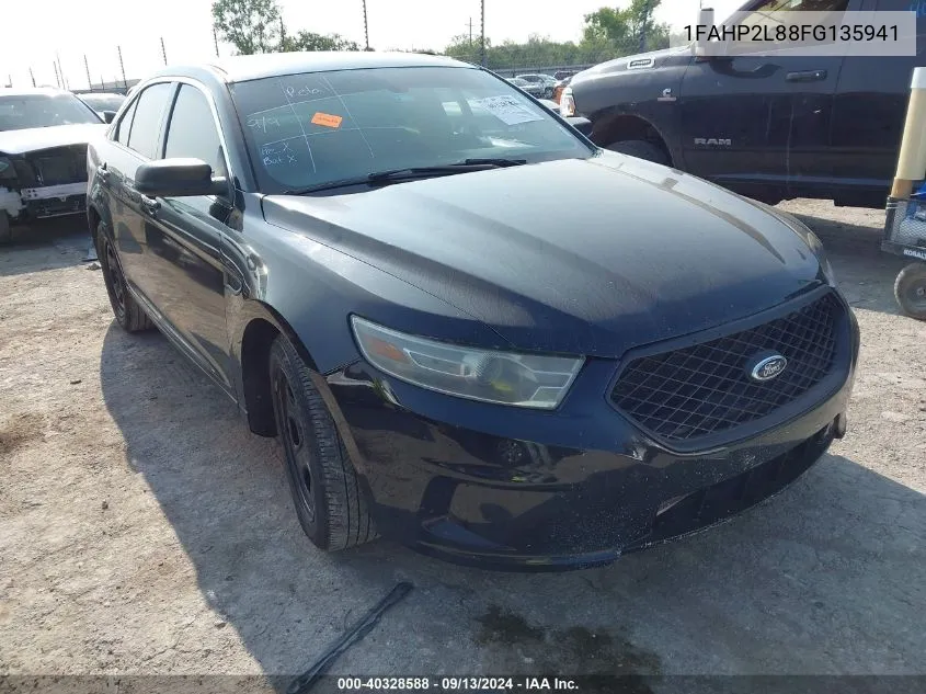 2015 Ford Taurus Police Interceptor VIN: 1FAHP2L88FG135941 Lot: 40328588