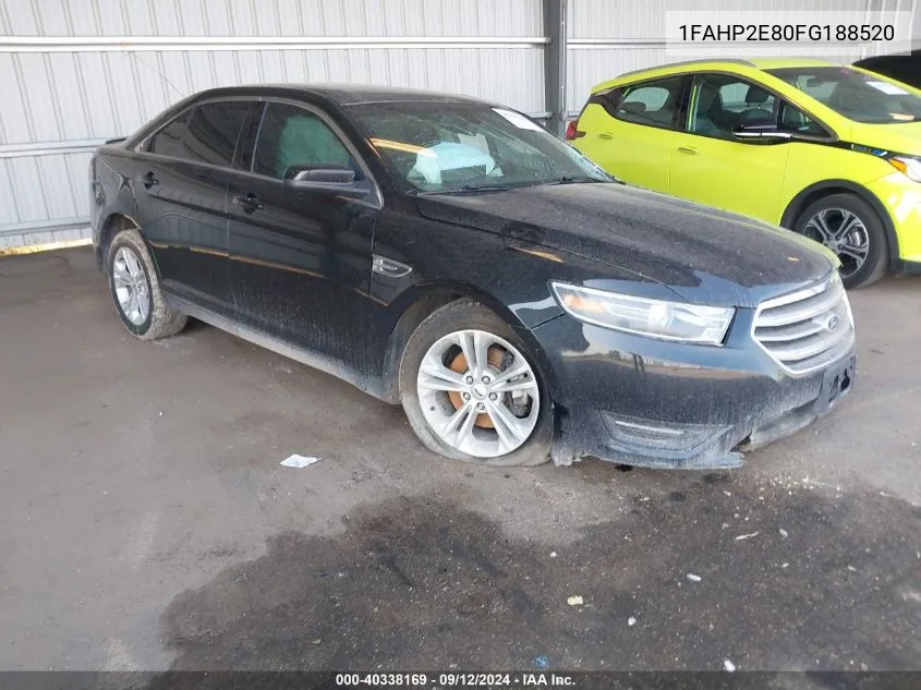 2015 Ford Taurus Sel VIN: 1FAHP2E80FG188520 Lot: 40338169