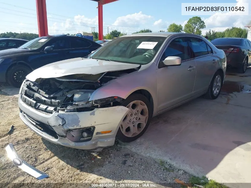 2015 Ford Taurus Se VIN: 1FAHP2D83FG110542 Lot: 40353871