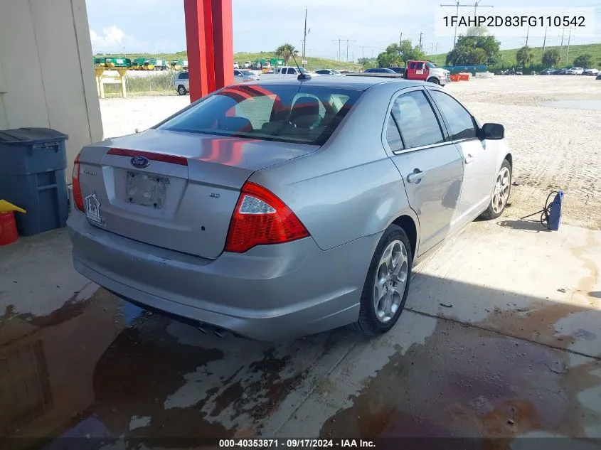 2015 Ford Taurus Se VIN: 1FAHP2D83FG110542 Lot: 40353871