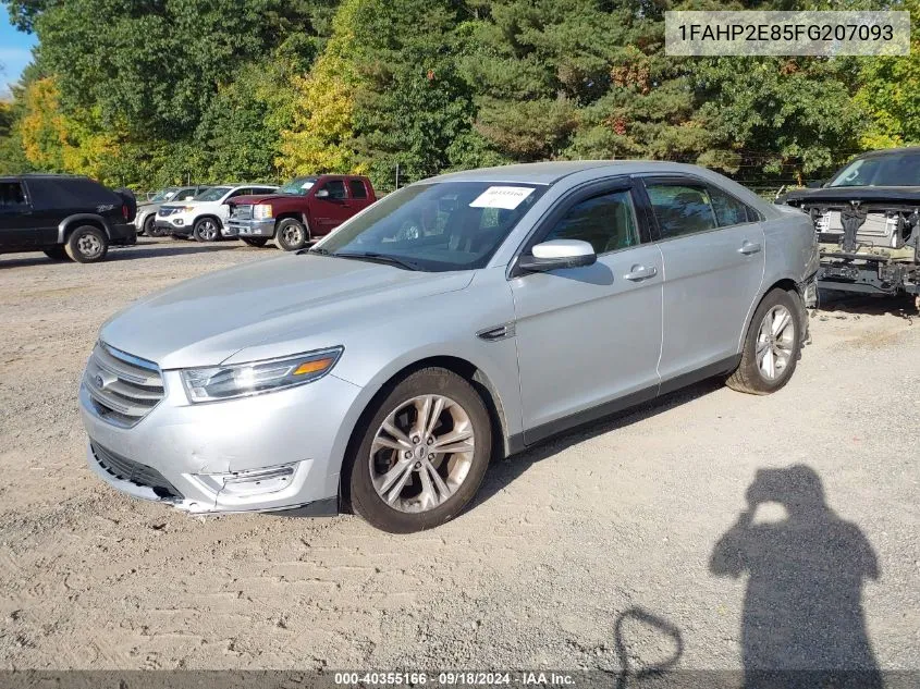 2015 Ford Taurus Sel VIN: 1FAHP2E85FG207093 Lot: 40355166