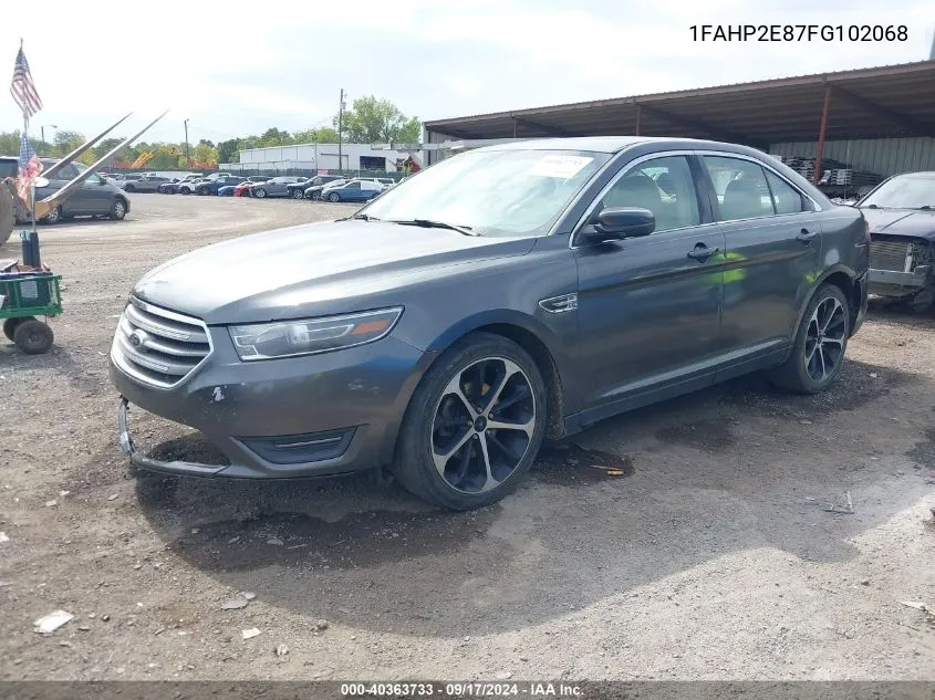 2015 Ford Taurus Sel VIN: 1FAHP2E87FG102068 Lot: 40363733