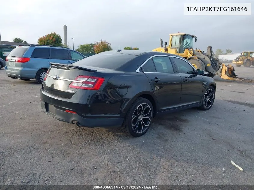 2015 Ford Taurus Sho VIN: 1FAHP2KT7FG161646 Lot: 40366914