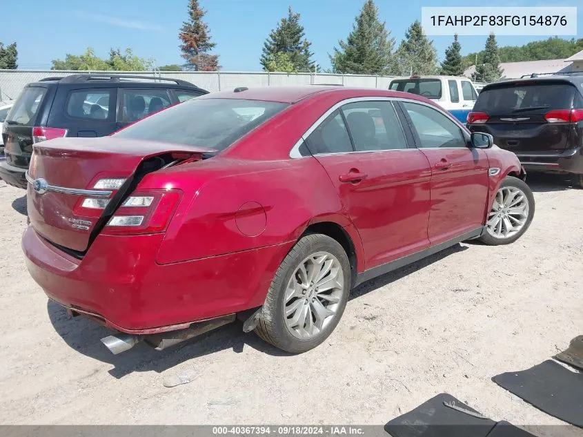 1FAHP2F83FG154876 2015 Ford Taurus Limited