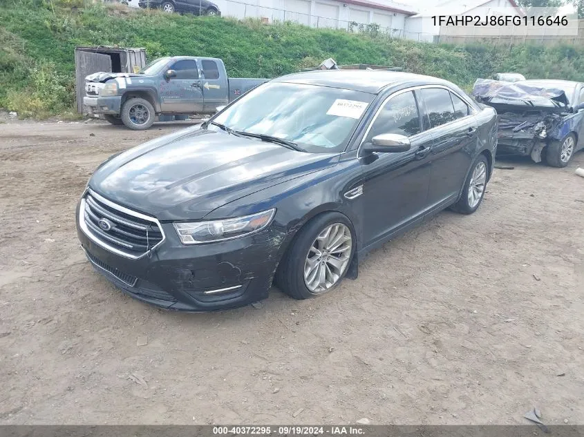 1FAHP2J86FG116646 2015 Ford Taurus Limited