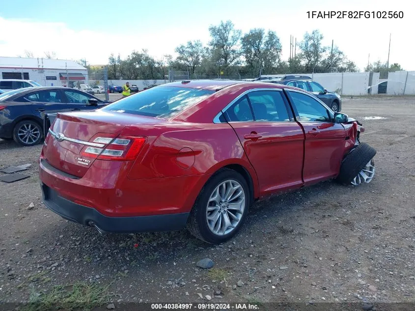 1FAHP2F82FG102560 2015 Ford Taurus Limited