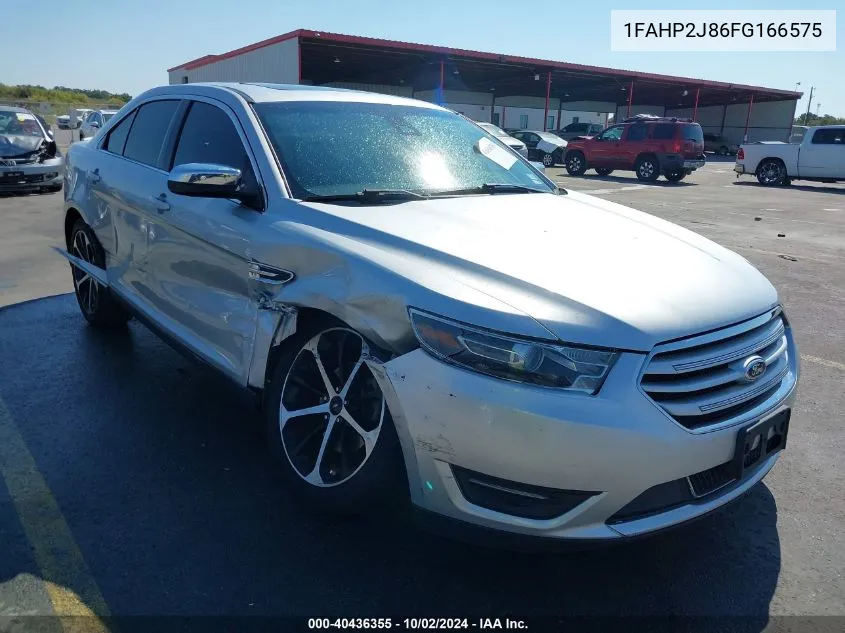 2015 Ford Taurus Limited VIN: 1FAHP2J86FG166575 Lot: 40436355