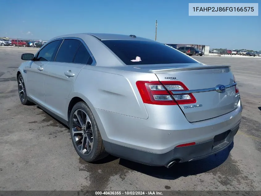 2015 Ford Taurus Limited VIN: 1FAHP2J86FG166575 Lot: 40436355