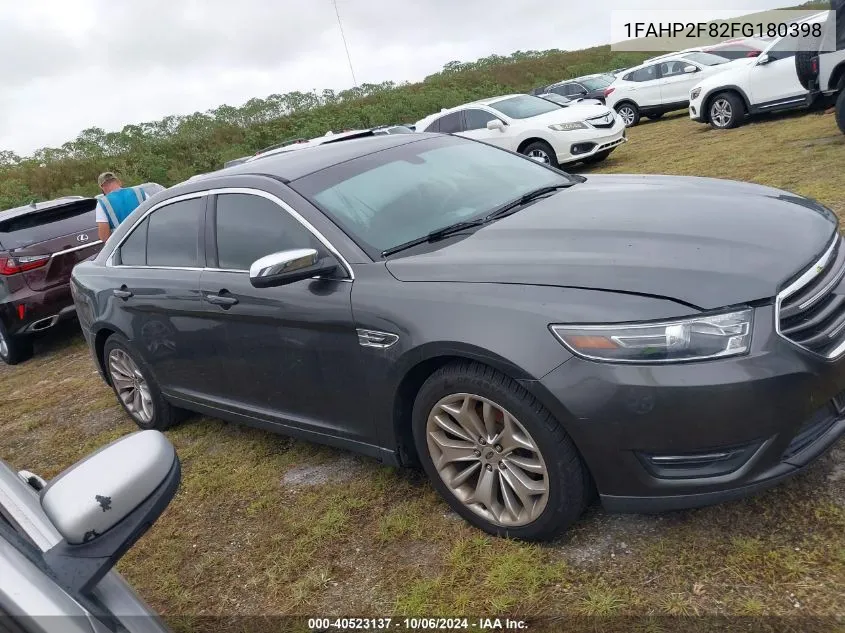 1FAHP2F82FG180398 2015 Ford Taurus Limited