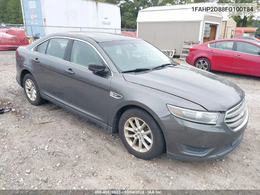 2015 Ford Taurus Se VIN: 1FAHP2D88FG100184 Lot: 40528623