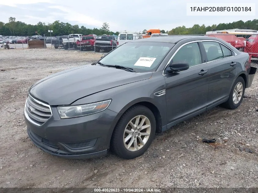 1FAHP2D88FG100184 2015 Ford Taurus Se