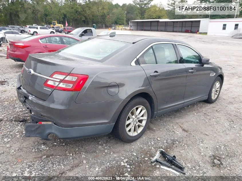 2015 Ford Taurus Se VIN: 1FAHP2D88FG100184 Lot: 40528623