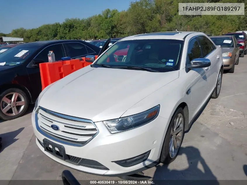 2015 Ford Taurus Limited VIN: 1FAHP2J89FG189297 Lot: 40530419