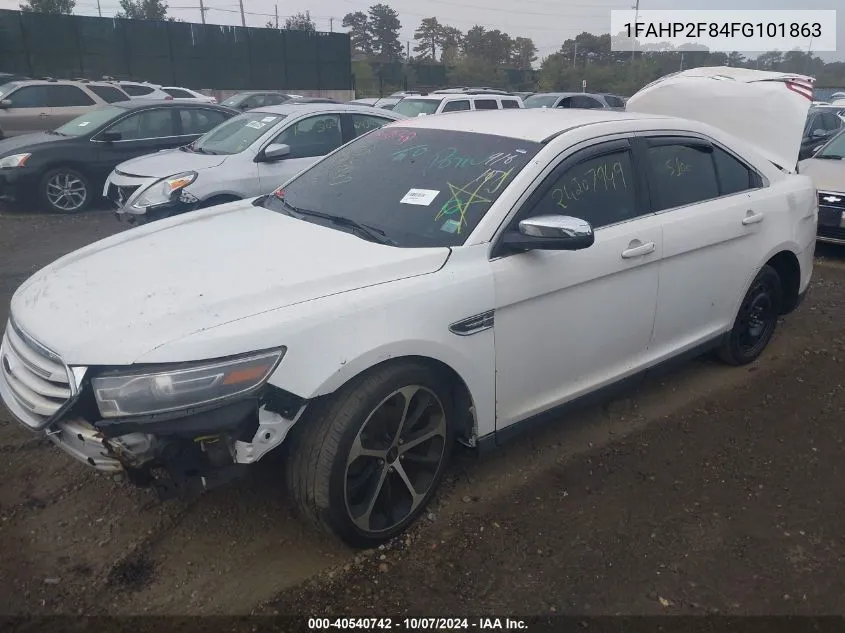 2015 Ford Taurus Limited VIN: 1FAHP2F84FG101863 Lot: 40540742