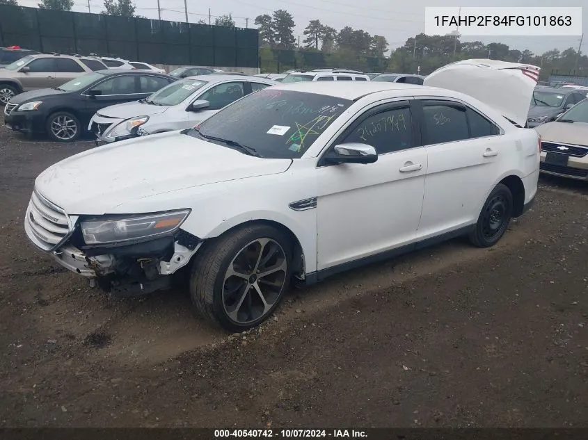 2015 Ford Taurus Limited VIN: 1FAHP2F84FG101863 Lot: 40540742