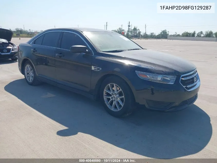 2015 Ford Taurus Se VIN: 1FAHP2D98FG129287 Lot: 40548580