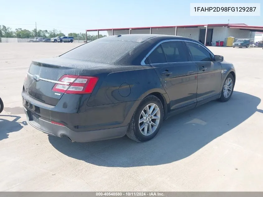 2015 Ford Taurus Se VIN: 1FAHP2D98FG129287 Lot: 40548580