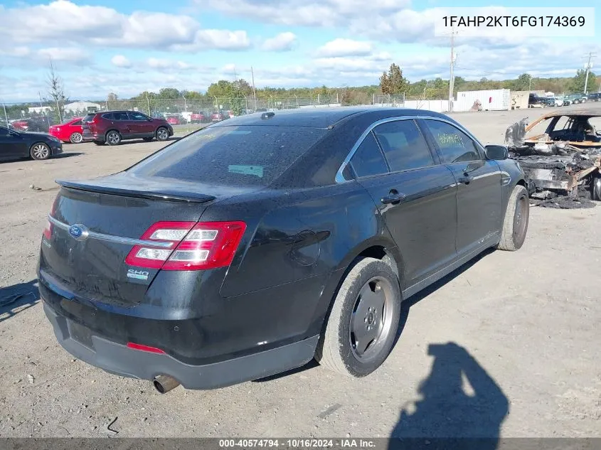 2015 Ford Taurus Sho VIN: 1FAHP2KT6FG174369 Lot: 40574794