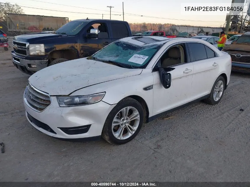 2015 Ford Taurus Sel VIN: 1FAHP2E83FG184056 Lot: 40590744