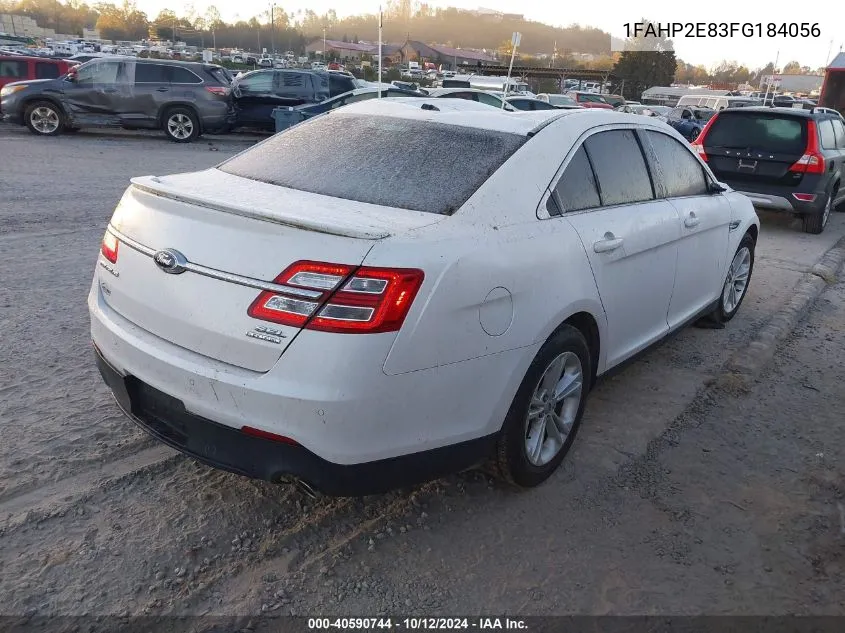 2015 Ford Taurus Sel VIN: 1FAHP2E83FG184056 Lot: 40590744