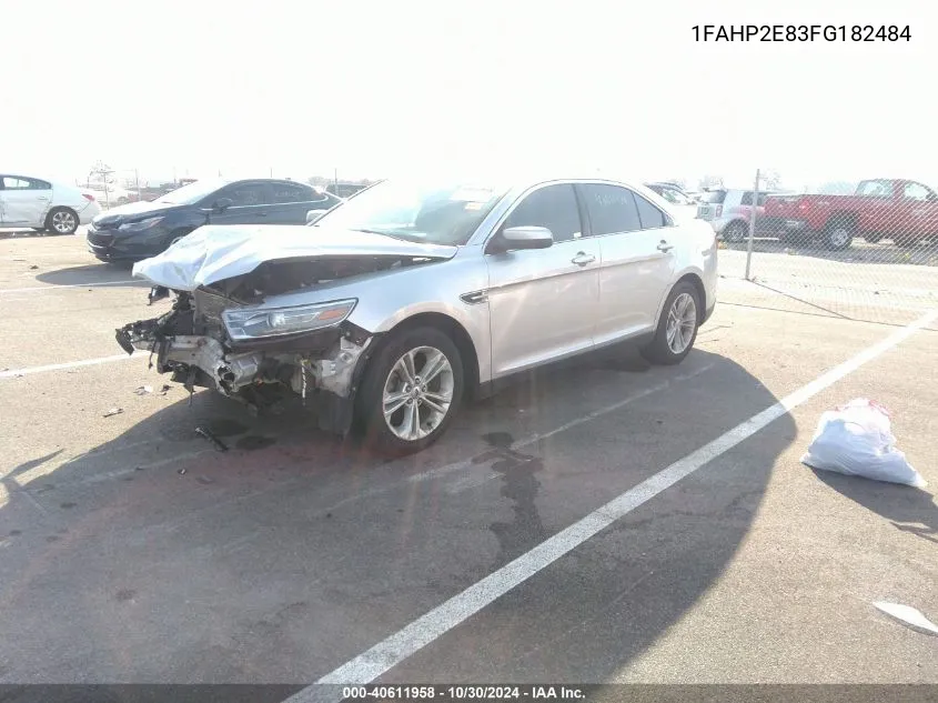 2015 Ford Taurus Sel VIN: 1FAHP2E83FG182484 Lot: 40611958