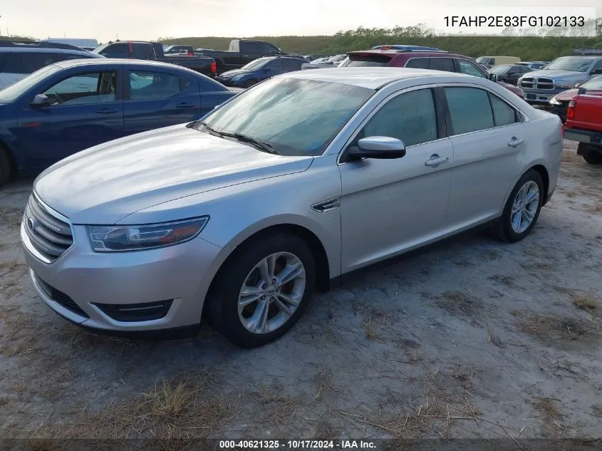 2015 Ford Taurus Sel VIN: 1FAHP2E83FG102133 Lot: 40621325