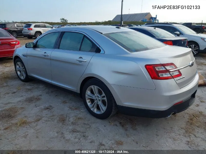 2015 Ford Taurus Sel VIN: 1FAHP2E83FG102133 Lot: 40621325