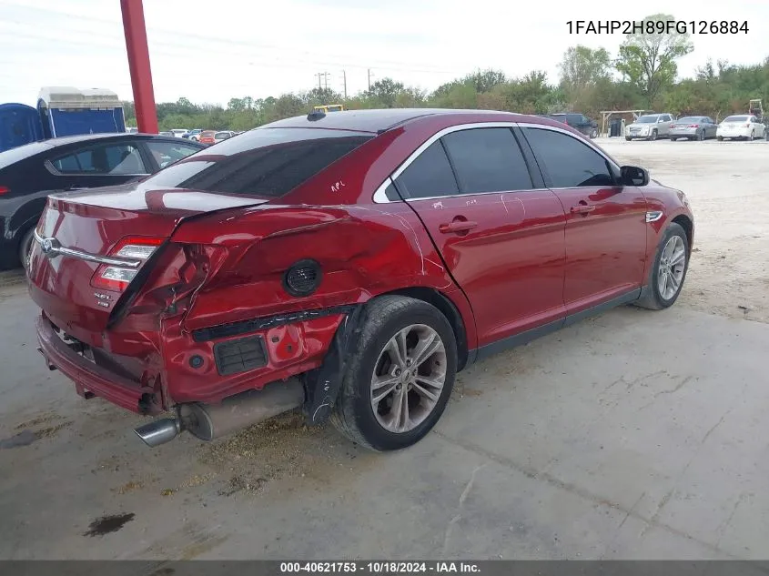 2015 Ford Taurus Sel VIN: 1FAHP2H89FG126884 Lot: 40621753