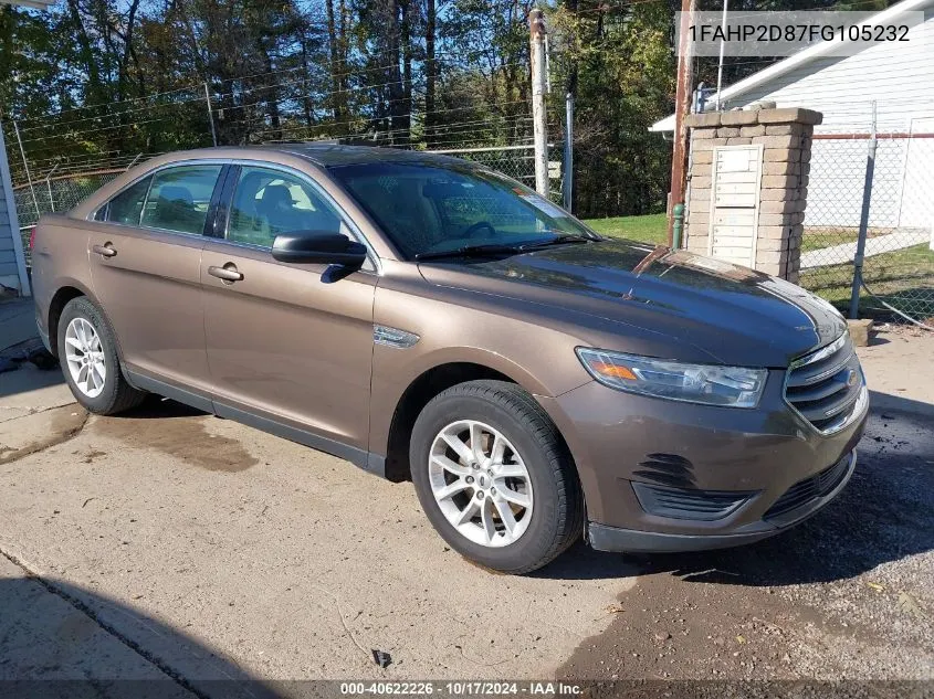 2015 Ford Taurus Se VIN: 1FAHP2D87FG105232 Lot: 40622226