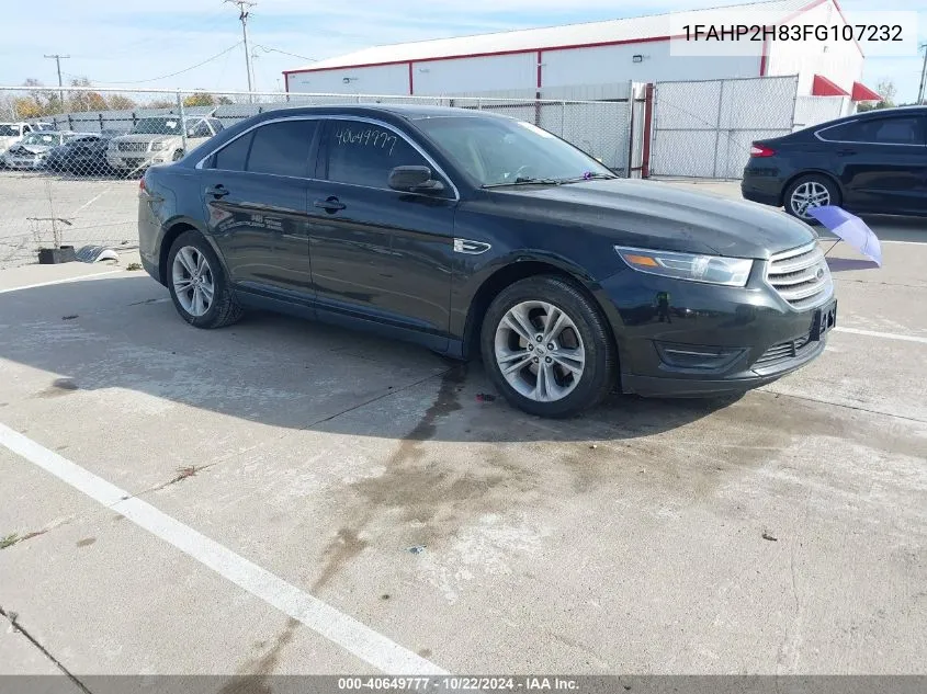 2015 Ford Taurus Sel VIN: 1FAHP2H83FG107232 Lot: 40649777