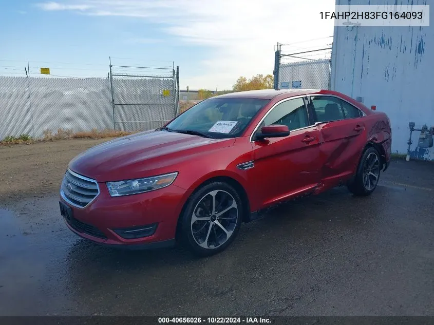 2015 Ford Taurus Sel VIN: 1FAHP2H83FG164093 Lot: 40656026