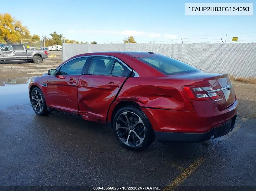 2015 Ford Taurus Sel VIN: 1FAHP2H83FG164093 Lot: 40656026