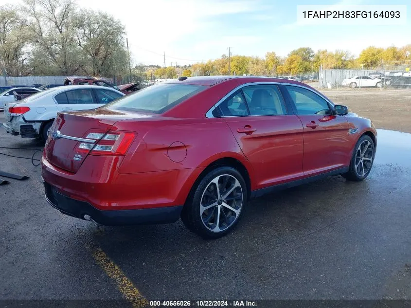 2015 Ford Taurus Sel VIN: 1FAHP2H83FG164093 Lot: 40656026