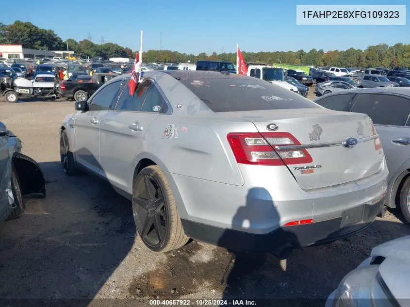 2015 Ford Taurus Sel VIN: 1FAHP2E8XFG109323 Lot: 40657922