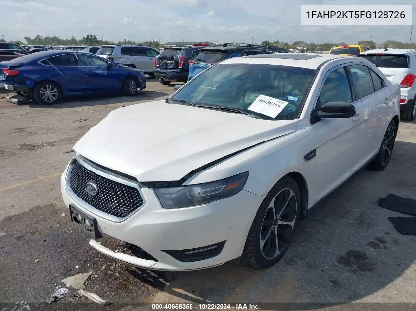 2015 Ford Taurus Sho VIN: 1FAHP2KT5FG128726 Lot: 40658355