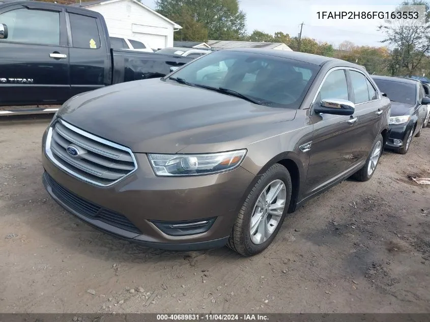 2015 Ford Taurus Sel VIN: 1FAHP2H86FG163553 Lot: 40689831