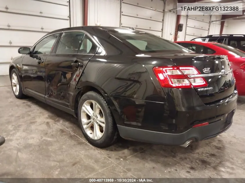 2015 Ford Taurus Sel VIN: 1FAHP2E8XFG132388 Lot: 40713959