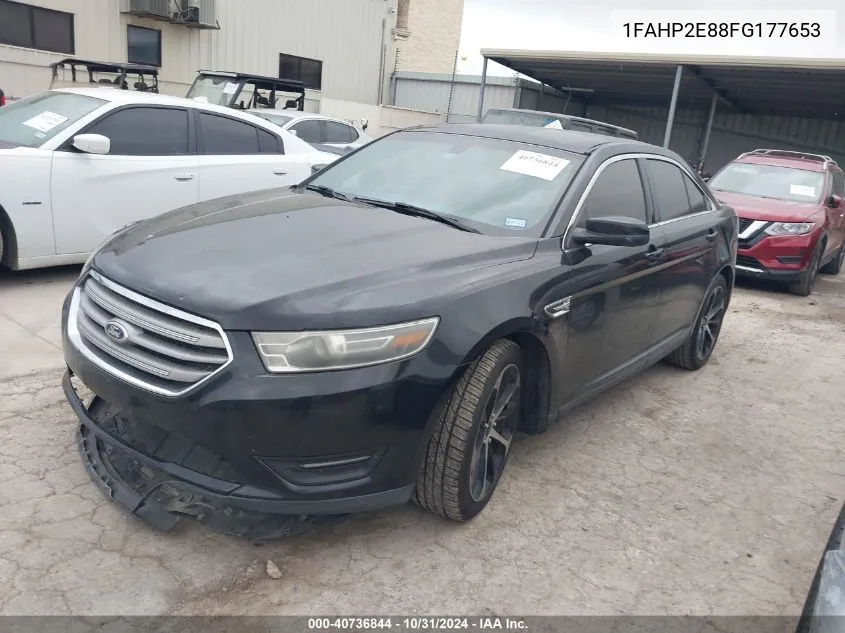 2015 Ford Taurus Sel VIN: 1FAHP2E88FG177653 Lot: 40736844