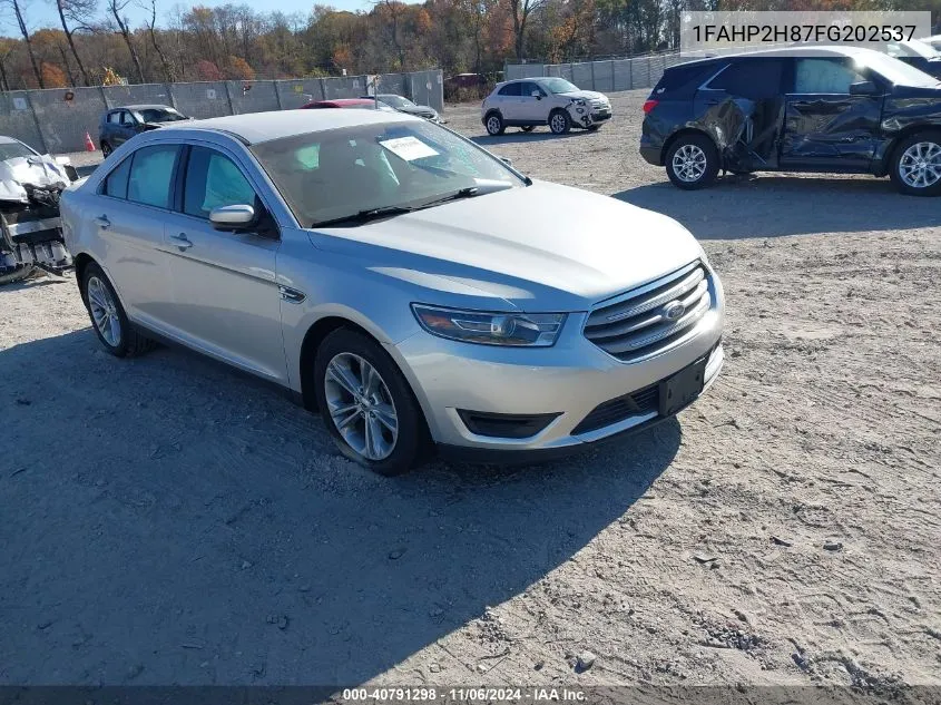 2015 Ford Taurus Sel VIN: 1FAHP2H87FG202537 Lot: 40791298