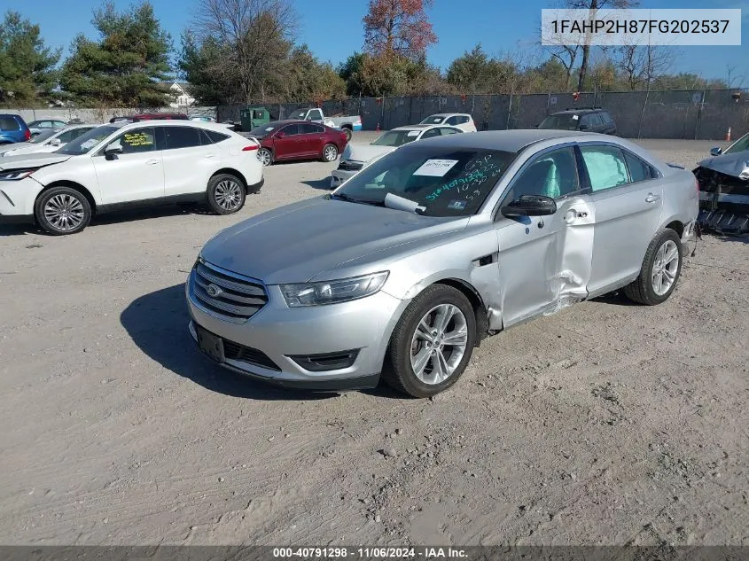 2015 Ford Taurus Sel VIN: 1FAHP2H87FG202537 Lot: 40791298