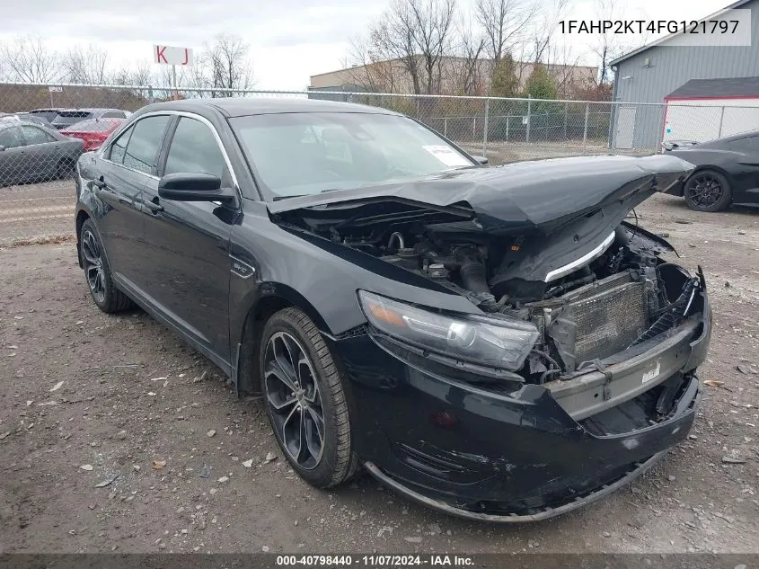 2015 Ford Taurus Sho VIN: 1FAHP2KT4FG121797 Lot: 40798440