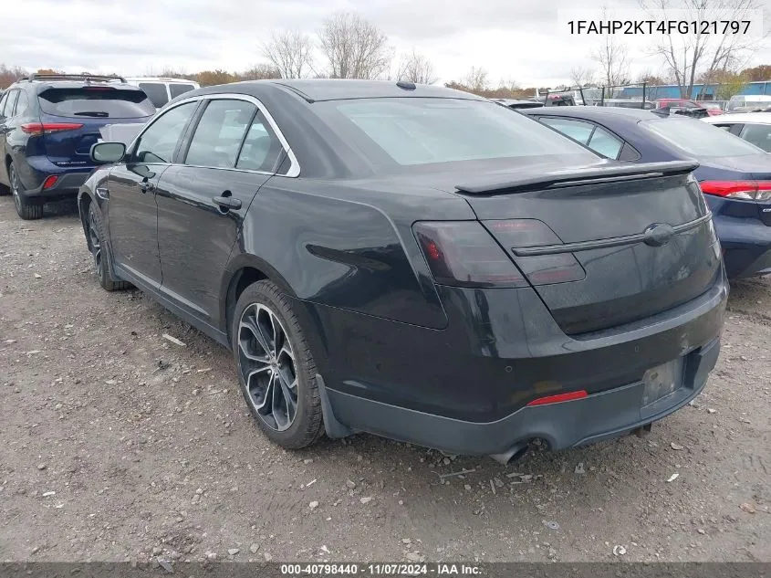 2015 Ford Taurus Sho VIN: 1FAHP2KT4FG121797 Lot: 40798440