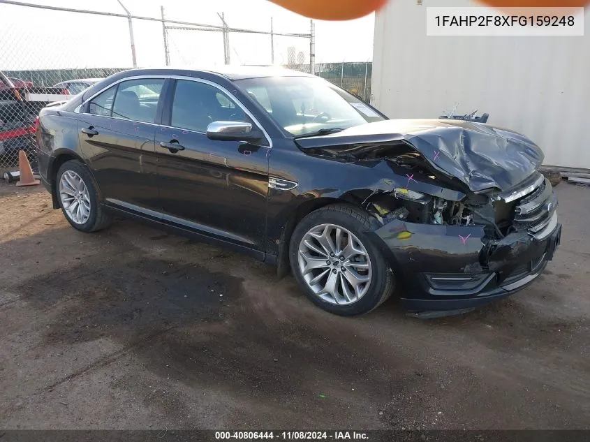 2015 Ford Taurus Limited VIN: 1FAHP2F8XFG159248 Lot: 40806444